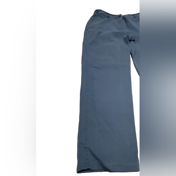 Ll Bean Classic Fit 10 Pants Trousers Woman Blue - Picture 2 of 4